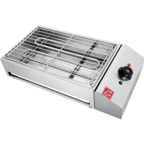 Factory prices Commerical Stainless steel restaurant smokeless charcoal bbq grill EB-280