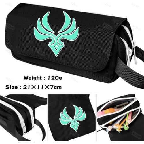 Genshin Impact Large Capacity Pencil Case School Supplies Stationery Gift School Tools Pencil Bag Back To School Presented