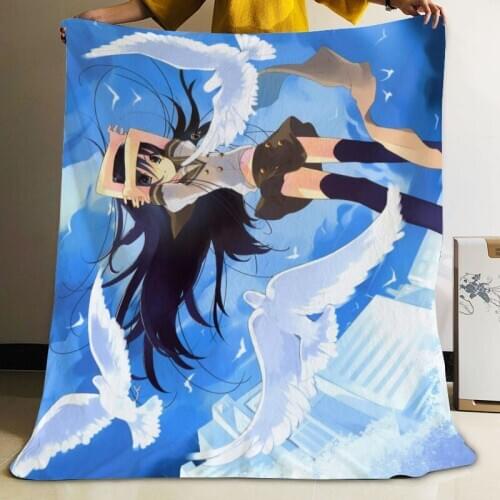 Musife Custom Shakugan no Shana Flannel Blanket Design Your own Blanket Flannel Blankets for Sofa DIY Dropshipping