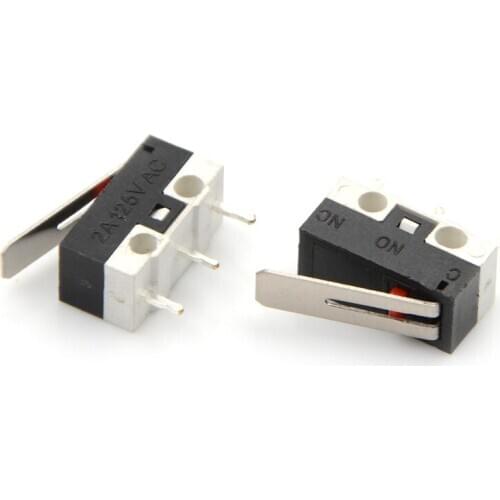10Pcs Limit Switch Push Button Switch 2A 125V AC Mouse Switch 3Pins Micro Switch