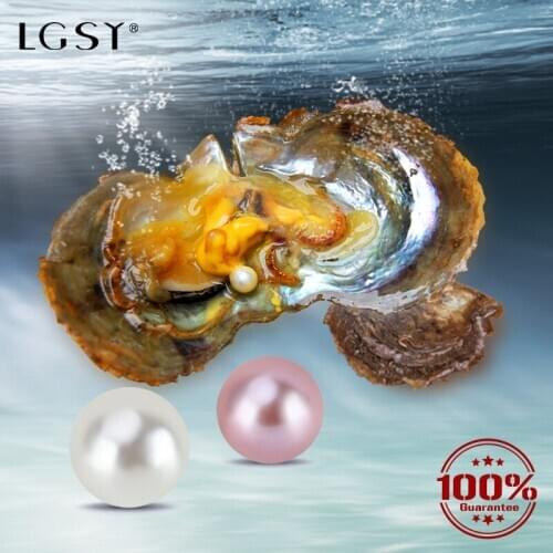 LGSY 11-12mm Edison Pearl High Quality Cultured Natural Freshwater Beads Oysters For Jewelry Making For Women Pearls Jewelry