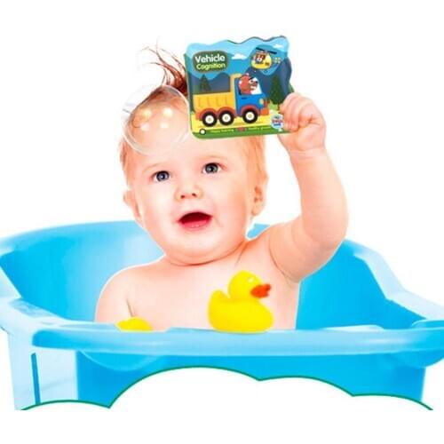 Cartoon Animal Sports Waterproof EVA BB Device Baby Bath Book Education Toy