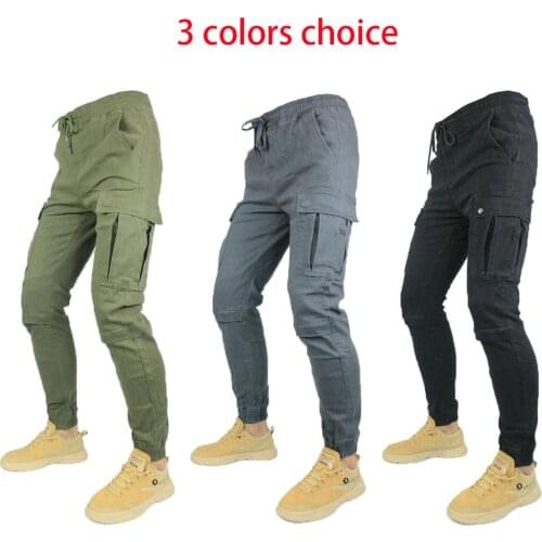 UBS06 New 2019 Komine PANTS motorcycle spring and autumn overalls mens trousers mens straight loose beam with protective gear