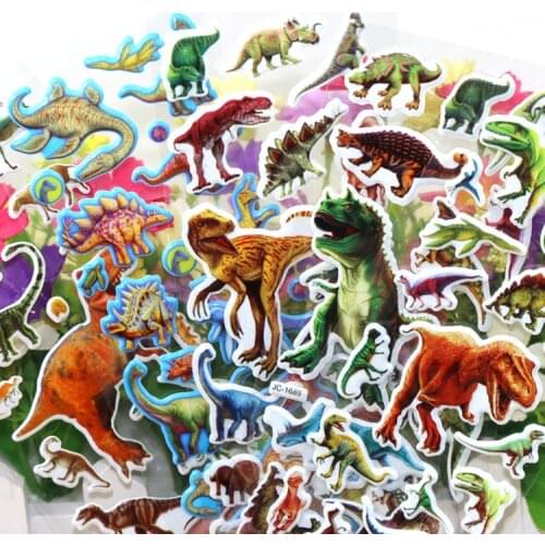 Cute Cartoon Dinosaur stickers For Children Kids Gift Animal Act Sticker School Student Stationery Supplies