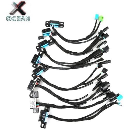 2020 New EIS/ELV Test Line 8 Cables For Mercedes Test Line For W204 W212 W221 W164 W166 W205 W222 Works Together with VVDI BGA