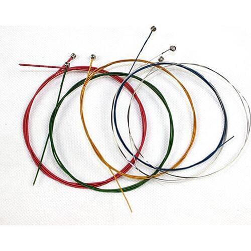 NEW 6pieces/Set Rainbow colorful guitar strings E-A for acoustic guitar classic guitar Multi Color Copper alloy/Stainless steel