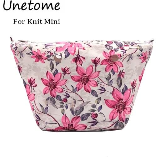 New Arrial waterproof Inner Pocket Lining Insert for O bag Obag Knit Mini EVA Women Handbag Silicone package accessories