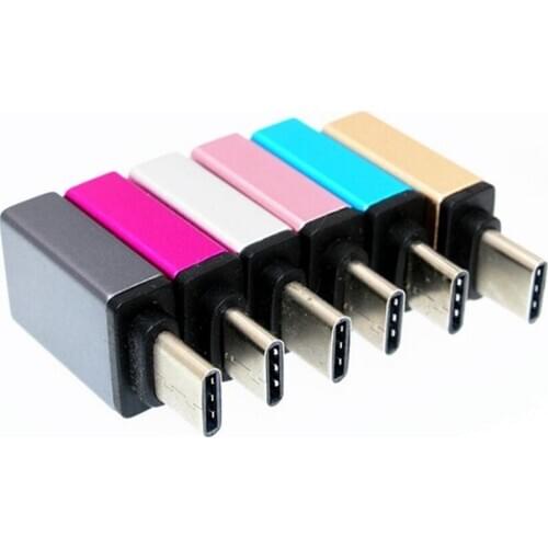 Lot 10PCS/100PCS USB-C USB 3.1 Type C Male to USB 3.0 Female OTG Adapter Connector Data Fast Charging Cable Converter