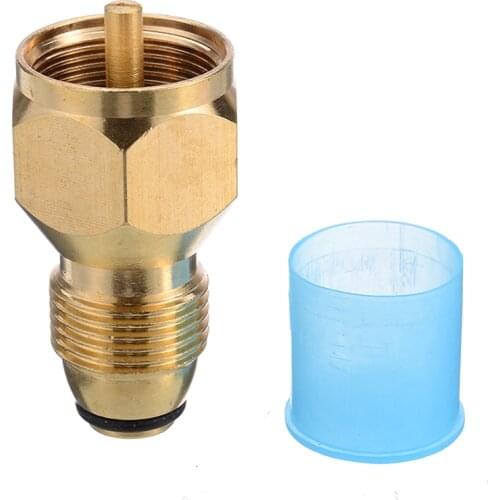 Safety Propane Refill Adapter 1 Lb Cylinder Tank Coupler Heater Bottles Regulator Valve Coupler Tools Parts