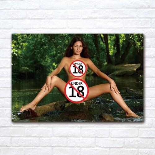 Sexy Young Girl Hot Model Wallpaper Wall Art Beauty Posters and Print HD Canvas Painting for Living Room Home Decor