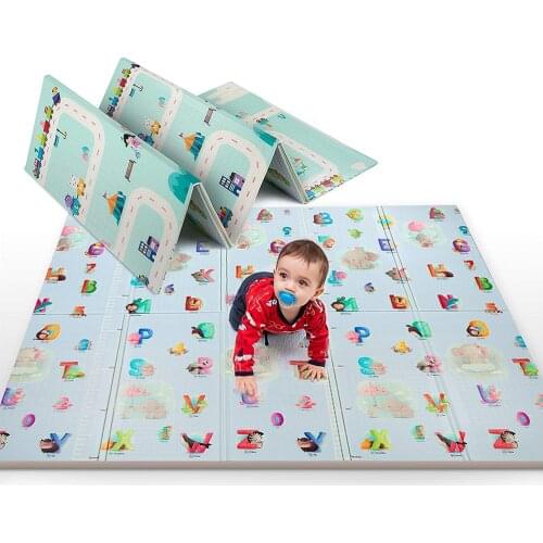 Foldable Playmat XPE Foam Crawling Carpet Baby Toy Play Mat Soft Blanket Children Rug For Kids Educational Toys Activity Pad