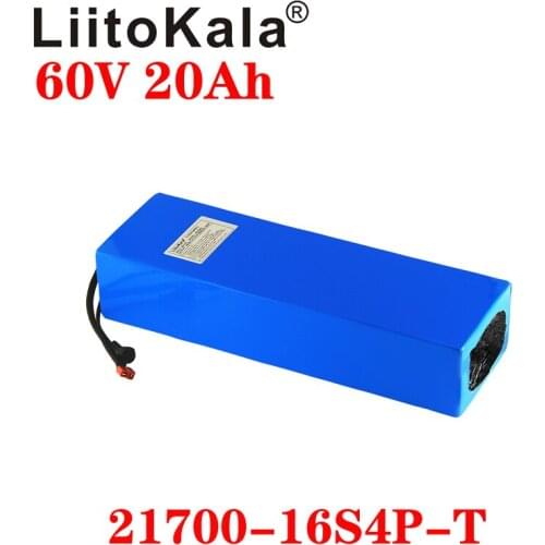 LiitoKala 60V 20ah electric scooter bateria 60V 20AH Electric Bicycle Lithium Battery Scooter 60V 1000W 2000W ebike battery