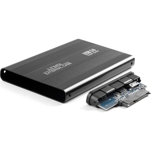 USB 3.0 Hard Disk Enclosure HDD SSD Mobile Case Box Aluminum Alloy 2.5 inch SATA for Office Caring Computer Supplies