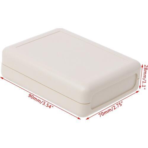 Waterproof Instrument Box Plastic Case Gray Electronic Project DIY 90x70x28mm