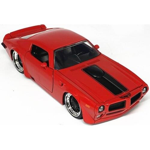 1:24 Classic Racing Car High Simulation 1972 Pontiac Firebird Diecast Alloy Metal Sports car Vehicle Model toy