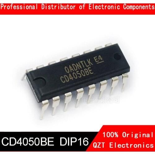 10PCS CD4050BE DIP16 CD4050 DIP 4050BE DIP-16 new and original IC