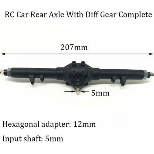 DIY RC Car Rear Axle With Diff Gear Complete