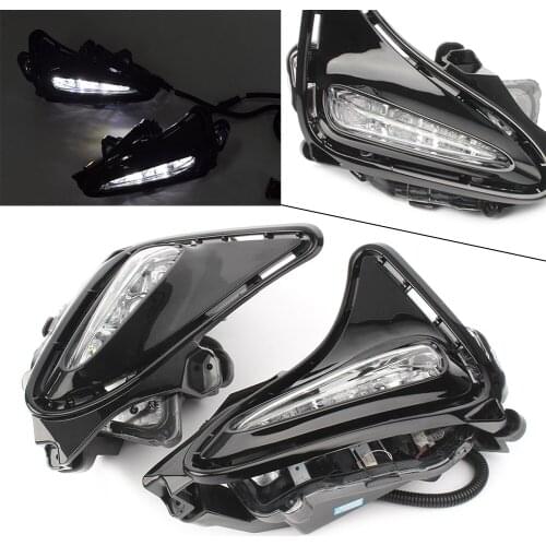 LED DRL White Daytime Running Lights Fog light For Toyota Corolla 2017-2018