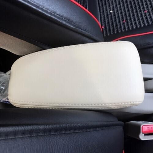 Car Interior Center Armrest Console Box Cover Microfiber Leather Sticker Trim For Honda City 2008 2009 2010 2011 2012 2013 2014