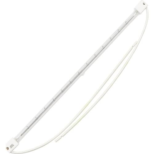 Quartz heating tube halogen heating tube tungsten heating element paint curing lamp flat head heating element