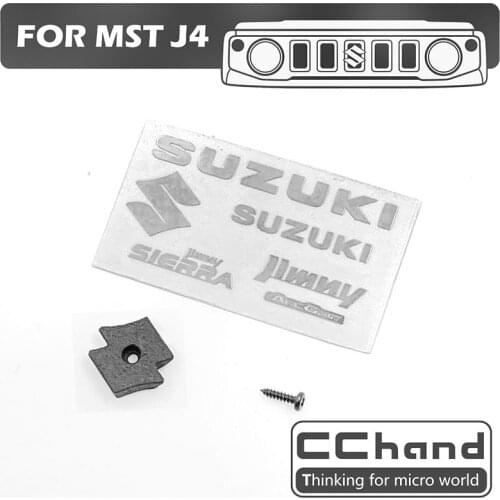 Metal sticker for 1/10CCHAND 1/10 MST J4 jimny rc car parts