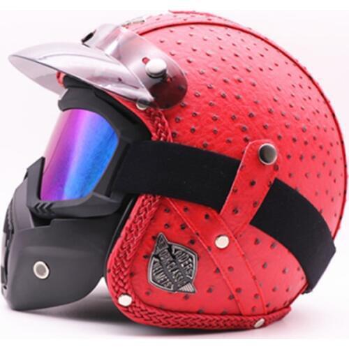 Motorcycle scooter Helmet 3/4 Open Face halmet motocross vintage casque Moto Casque Casco motocicleta Capacete for harley halmet