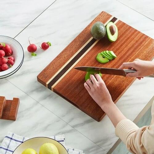 Organic Wooden Cutting Board Kitchen Chopping Board For Meat Cheese Vegetables