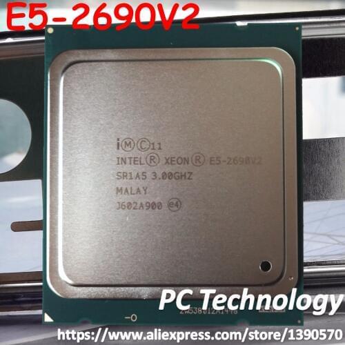 Original Intel Xeon OEM Version E5-2690V2 CPU SR1A5 3.00GHz 10-core 25MB LGA2011 E5 2690V2 BEST E5 2690 V2 free shipping