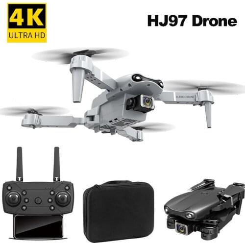 HJ97 RC Helicopter Fixed Height 4K HD Dual Camera Four-axis Drone WIFI FPV Aerial Photography Quadcopter Face Recognition Shoot