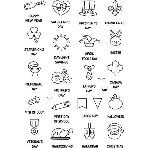 Rubber Silicone Clear Stamps for Scrapbooking Tampons Transparents Seal Background Stamp Card Making Diy boy and girl