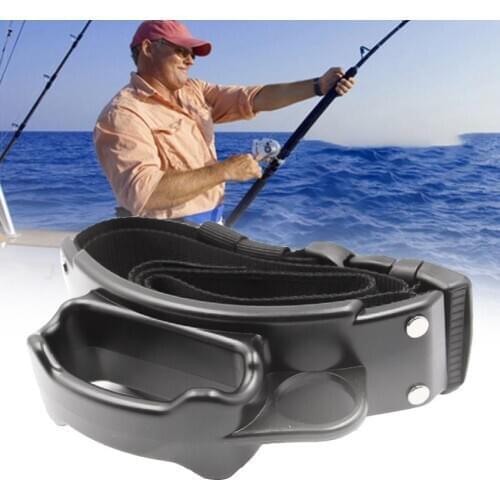 Rock Fishing Belt with Buckle Belly Top Rod Holder Pole Fish Tool Equipment