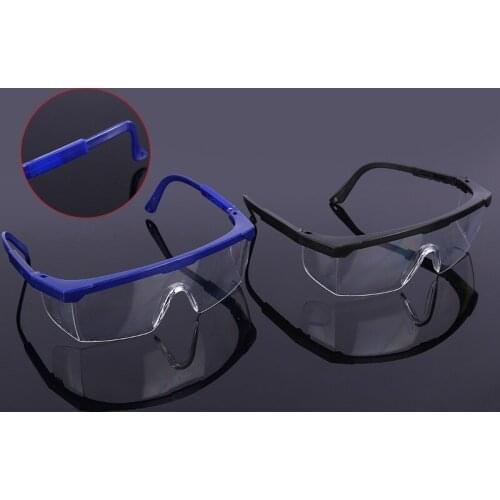 Universal Safety Glasses Goggles Anti-wind Sand Fog Shock Dust Resistant Transparent Glasses Eye Protective Blue White Goggles