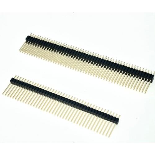 1.27mm 1.27 Single Double Row Male Breakaway PCB Board Pin Header Long 11mm 12mm Connector Strip Pinheader