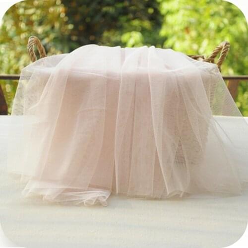 1 Meter Nylon Soft Tull Mesh Fabric 150cm Wide Swiss Net Lace Fabric for Wedding Dress Clothing Making Material