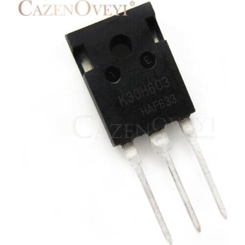 10pcs/lot IKW30N60H3 IKW30N60 K30H603 TO-247 600V 30A 187W In Stock