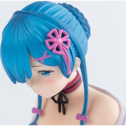 13cm Re: Life a Different World from Zero Rem Anime Figure Rem Kneeling Kimono PVC Action Figure Rem Kimono Girl Model Doll Gift