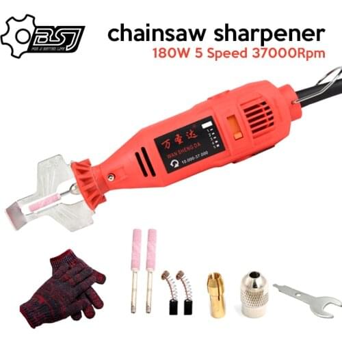 180W 5Speed 37000rpm Power Grinder Sharpening Handheld Chain Machine Electric Mini Saw Grind Sharpening Machine Power Tool Set
