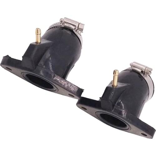 2 Pieces Silicone Carburetor Joint Boot Replacement with Gaskets for (1998-2016) Yamaha V Star XVS650& XVS400