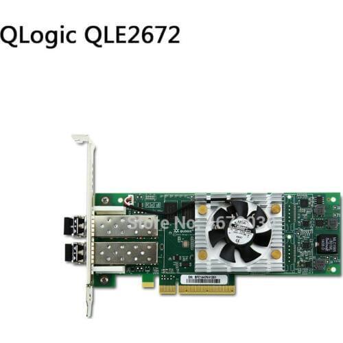 Dual-Port 16Gbps Qlogic 2672 Fibre Channel-to-PCIe Adapter QLE2672