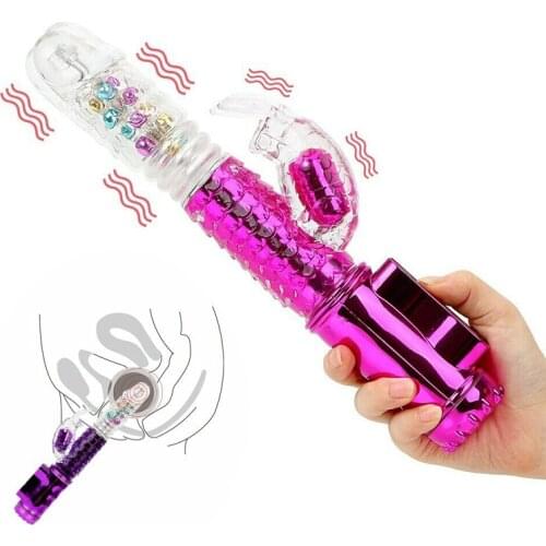 Automatic Wireless Silicone Dildo Vibrator Women Penis Stimulation Vibrating Sex Toys Vaginal Massage Transfer Reads AV Rod