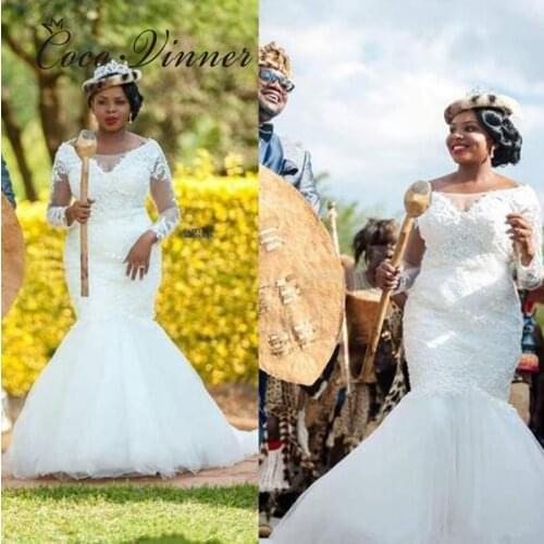 COCO.VINNER Long Sleeve Wedding Dresses