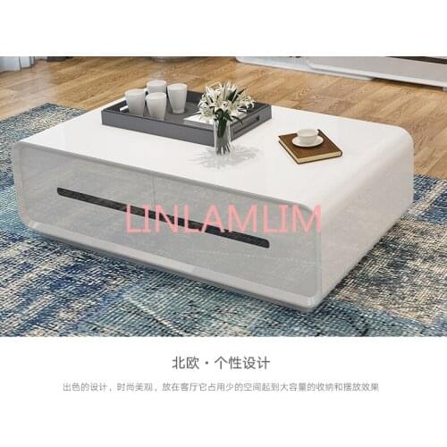 Natural designer wooden panel Coffee Table Living Room Home Furniture minimalist modern rectangle mesas de centro table basse