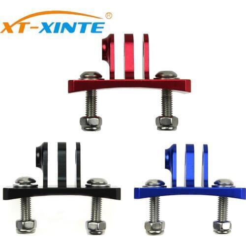 XT-XINTE CNC Skydiving Helmet Fixed Mount Holder Adapter Mounts for Insta360 ONE R for GOPRO9/8/MAX for Osmo Action