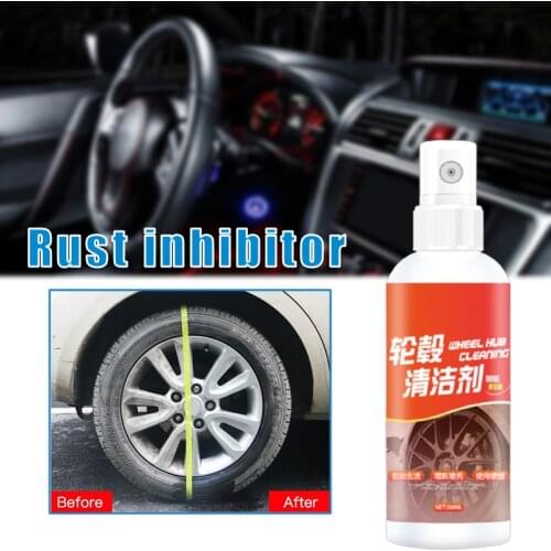 Car Wheel Cleaner Multipurpose Rust Inhibitor Wheel Hub Screw Derusting Spray Practical Auto Supplies Easy Operation H-best