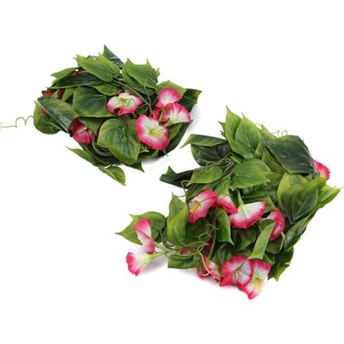 Artificial Flower Rattan Petunia Morning Glory Decoration Hanging Fake Mosaic Vine Balcony Decoration Garden Corridor Layout