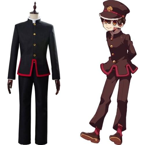 Anime Toilet Bound Hanako Kun Costume Cosplay Jibaku Shounen Uniform Suit Halloween Carnival Costume