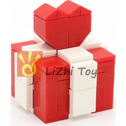 Moc Bricks Gift Box Love Gift DIY Enlighten Building Block Bricks Compatible with All Brands Assembles Particles