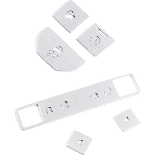 NEW-Car Center Console Mode Adjustment Button Sequins Stickers for Land Rover Evoque 2016-2019