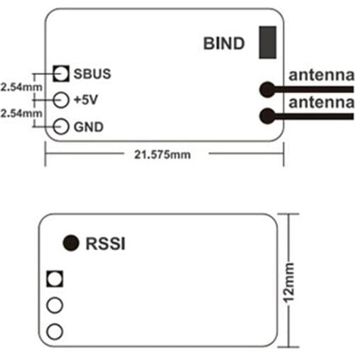 PLUS Receiver PWM SBUS FCC Or LBT Firmware+16CH MINI XM XM for Frsky Drone