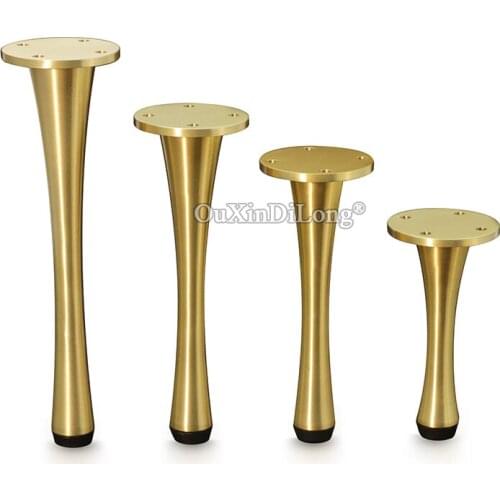 Stunning 2PCS European Brass Adjustable Furniture Feets Chair Sofa Table Leg Feet Protectors Furniture Support Leg Feets